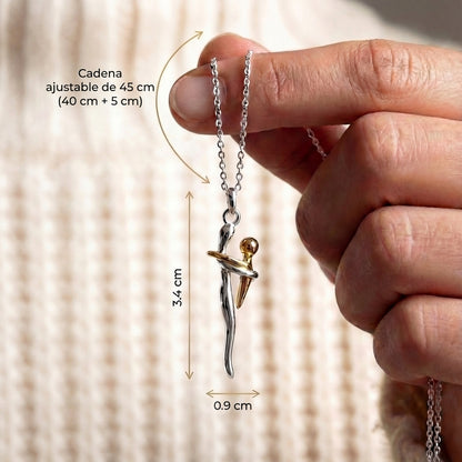 Collar Abrazo Eterno Plata de Ley 925